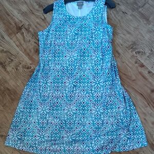 Chico's Blue and White  Dress